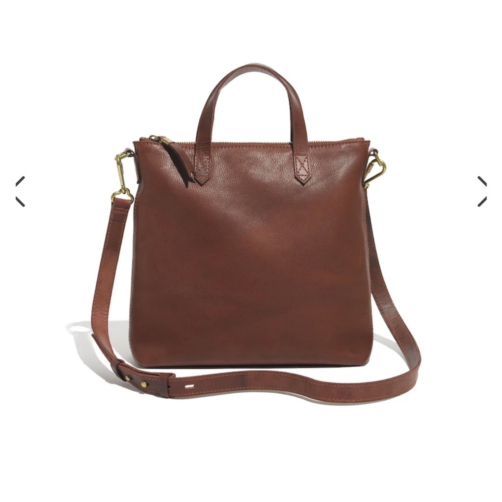 Madewell Mini Transport Tote (BLACK)